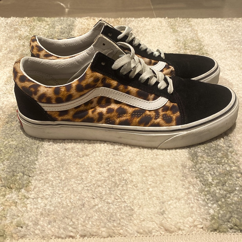 Vans low top old skool leopard cheetah print